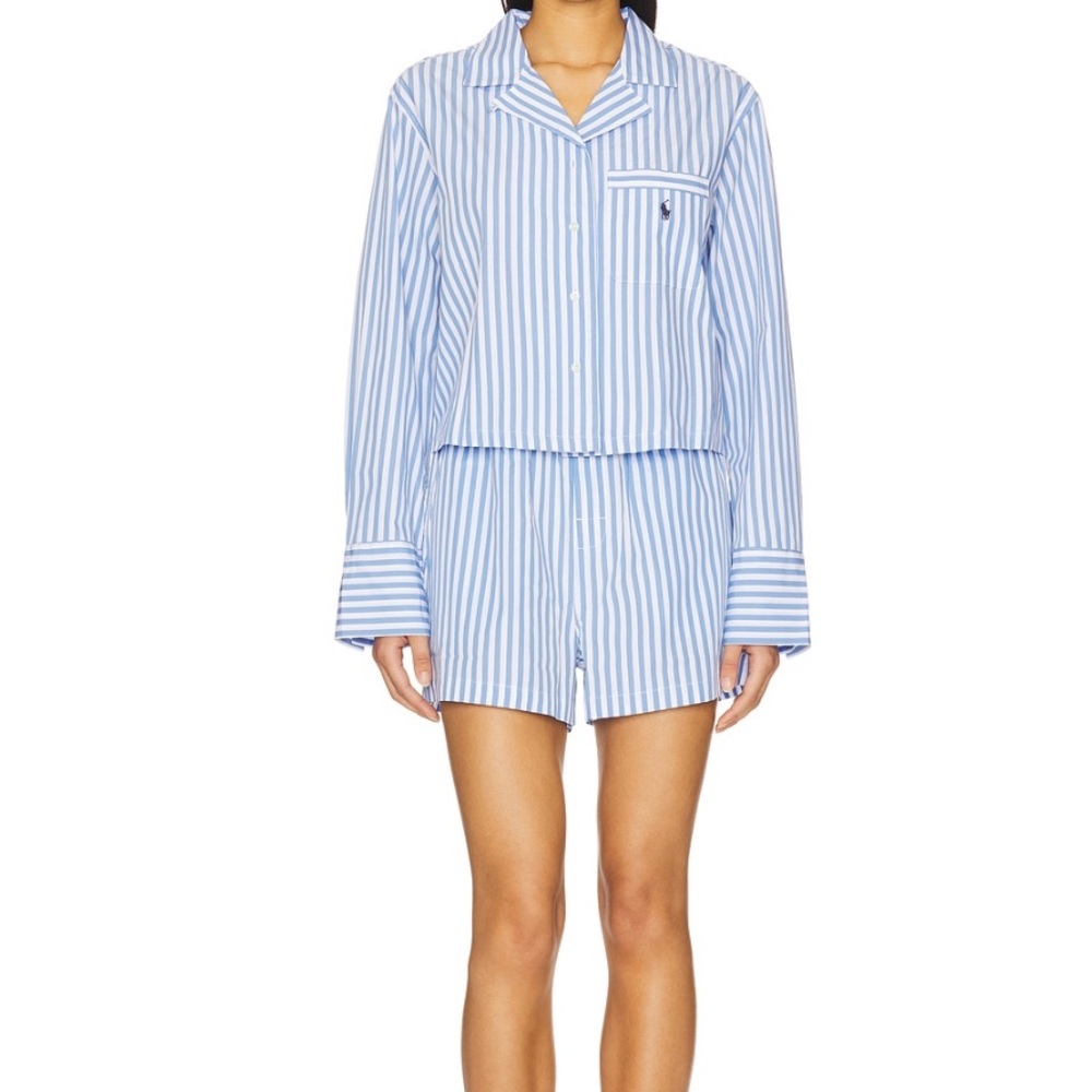 NWT Polo Ralph Lauren Crop & Boxer PJ Set